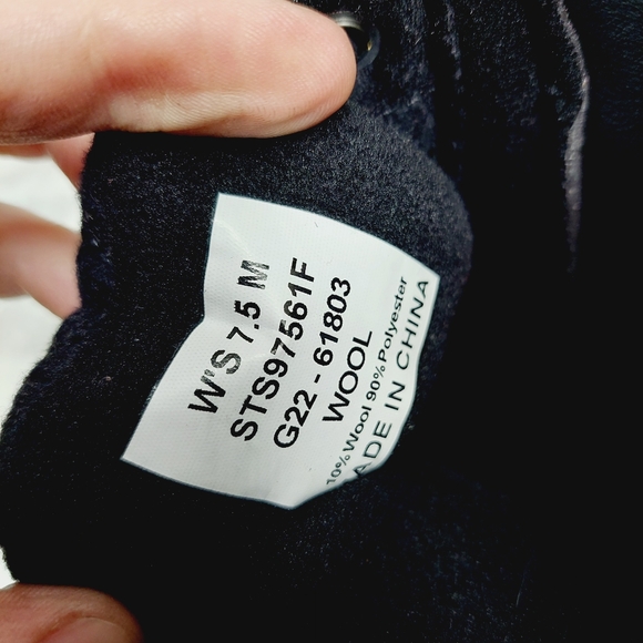 New Sperry Women's Saltwater Quilted Wool Duck Boots F852 - Picture 9 of 10